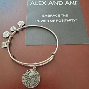 Alex and Ani Silver Make Your Mark bangle